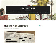 Tablet Screenshot of julesjaypaulynice.com